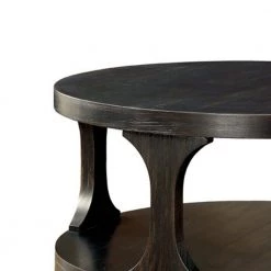 36 in. Antique Black Medium Round Wood Coffee Table with Shelf by Benjara 6 36 in. Antique Black Medium Round Wood Coffee Table with Shelf by Benjara -Cheap Benjara Store antique black benjara coffee tables bm123823 c3 1000