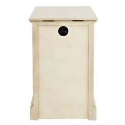 25 in. Antique Cream Wooden Chair side Table with Power Outlets by Benjara -Cheap Benjara Store antique cream benjara end side tables bm181496 1f 1000