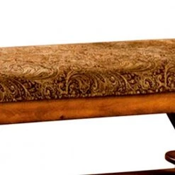 Vale Royal Traditional 18.25 in. L x 46.5 in. W x 18.5 in. H Antique Oak Bench by Benjara -Cheap Benjara Store antique oak benjara bedroom benches bm123637 44 1000