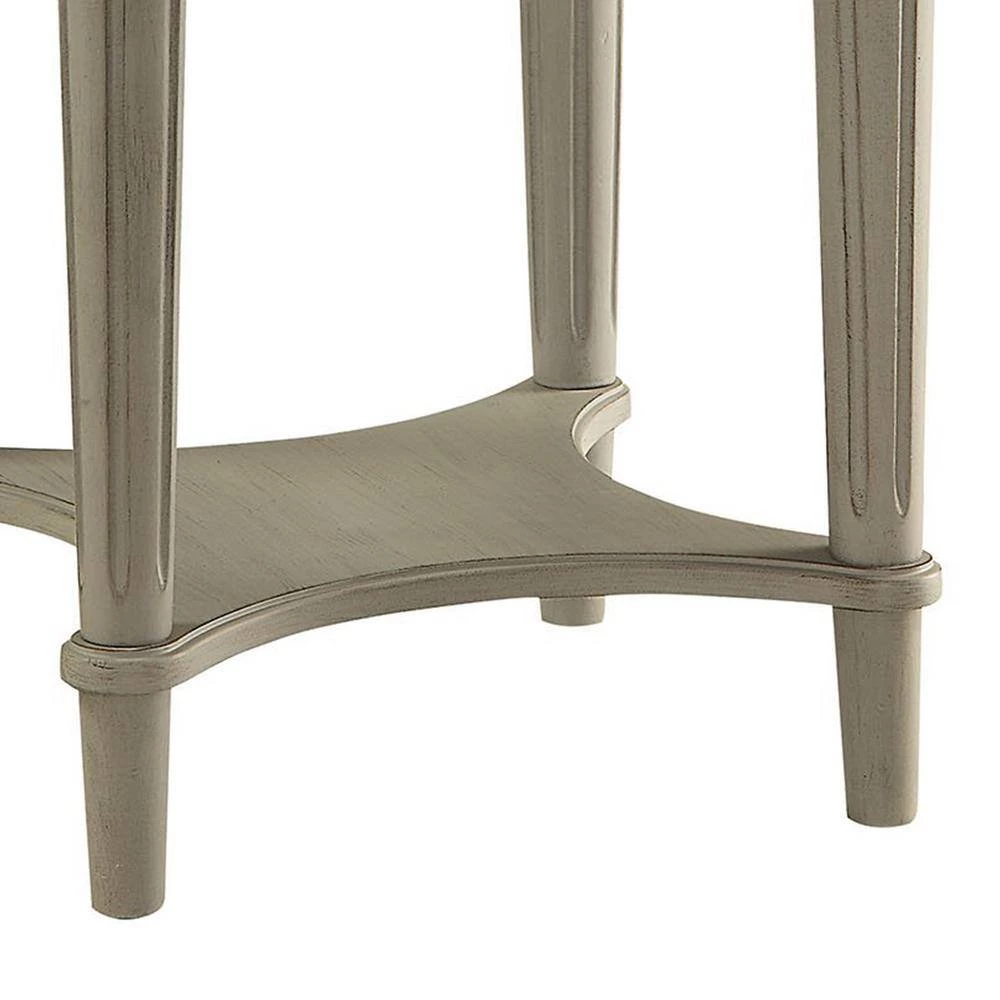 Fordon Antiqued Slate End Table by Benjara 7 Fordon Antiqued Slate End Table by Benjara - Image 7
