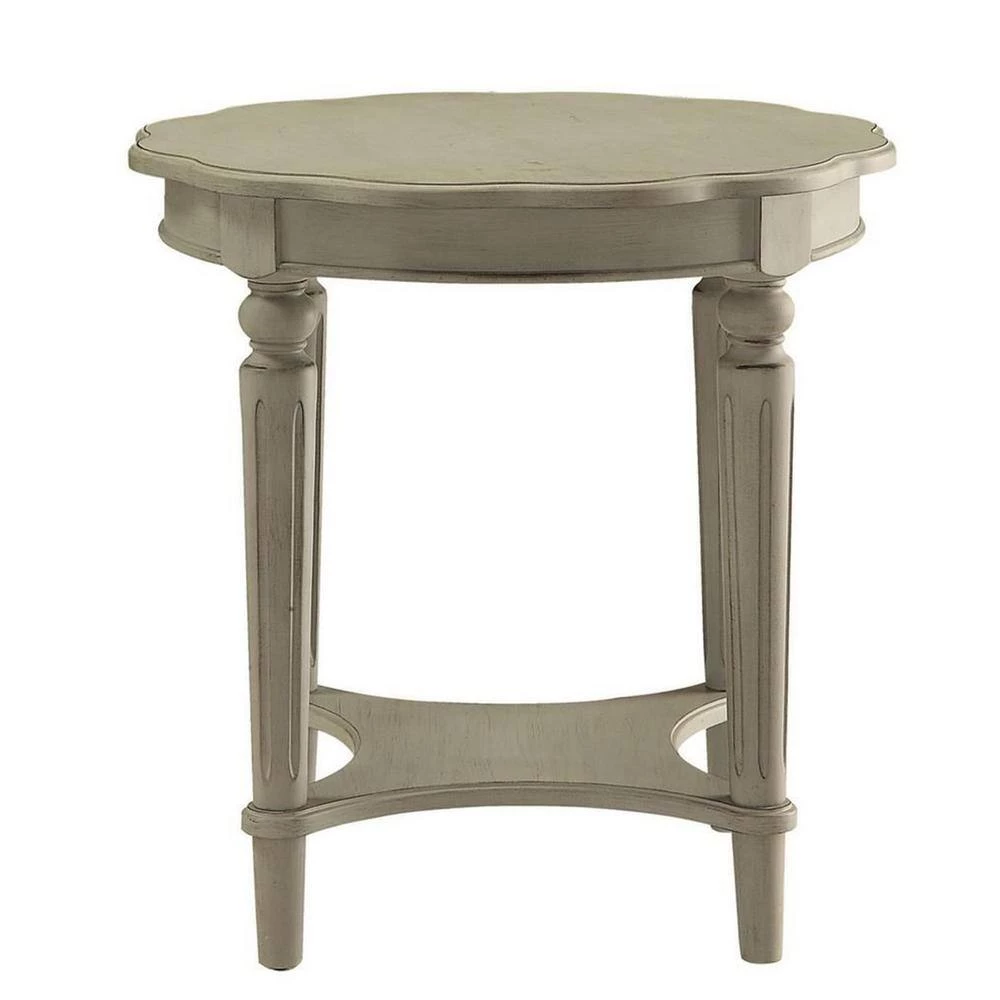 Fordon Antiqued Slate End Table by Benjara 9 Fordon Antiqued Slate End Table by Benjara - Image 9