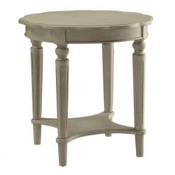 Fordon Antiqued Slate End Table by Benjara