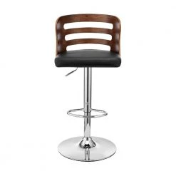 44 in. Black and Brown Low Back Metal and Wood Adjustable Barstool with Curved Open Wooden Back by Benjara 11 44 in. Black and Brown Low Back Metal and Wood Adjustable Barstool with Curved Open Wooden Back by Benjara -Cheap Benjara Store black and brown benjara bar stools bm270020 c3 1000
