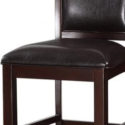 Classic 24 in. Brown and Black Wooden Armless High Chair (Set of 2) by Benjara 12 Classic 24 in. Brown and Black Wooden Armless High Chair (Set of 2) by Benjara -Cheap Benjara Store black and brown benjara dining chairs bm166597 fa 1000