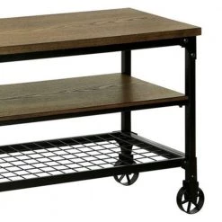 72 in. L Black and Brown Wooden and Metal TV Stand with 4-Compartments by Benjara 9 72 in. L Black and Brown Wooden and Metal TV Stand with 4-Compartments by Benjara -Cheap Benjara Store black and brown benjara tv stands bm119866 40 1000