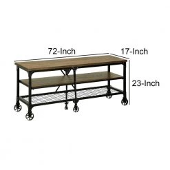 72 in. L Black and Brown Wooden and Metal TV Stand with 4-Compartments by Benjara 12 72 in. L Black and Brown Wooden and Metal TV Stand with 4-Compartments by Benjara -Cheap Benjara Store black and brown benjara tv stands bm119866 fa 1000