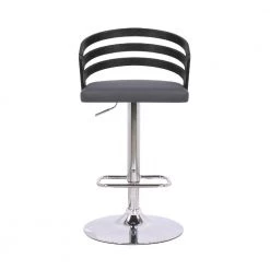44 in. Black and Chrome Metal Framed Adjustable Barstool with Curved Open Low Wooden Back by Benjara 11 44 in. Black and Chrome Metal Framed Adjustable Barstool with Curved Open Low Wooden Back by Benjara -Cheap Benjara Store black and chrome benjara bar stools bm270037 c3 1000