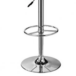 45 in. Black and Chrome Low Back Metal Quilted Barstool by Benjara -Cheap Benjara Store black and chrome benjara bar stools pwc 171 915 c3 1000