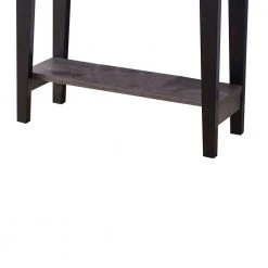 32 in. Black Standard Rectangle Wood Console Table with Bottom Shelf by Benjara -Cheap Benjara Store black and gray benjara console tables bm179698 c3 1000