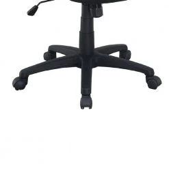 Black and Red Office Chair with Padded Seat and Curved Track Arms by Benjara -Cheap Benjara Store black and red benjara task chairs bm266487 1f 1000