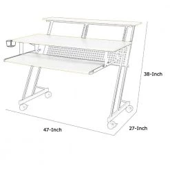 27 in. W Black and Yellow Rectangular Top Computer Desk with 1-Shelf and 1-Cupholder by Benjara 12 27 in. W Black and Yellow Rectangular Top Computer Desk with 1-Shelf and 1-Cupholder by Benjara -Cheap Benjara Store black and yellow benjara computer desks bm209624 44 1000