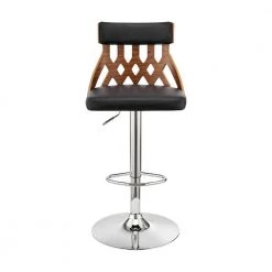 45 in. Brown and Black Metal Framed Swivel Barstool with Cut Out Back and Pedestal Base by Benjara 9 45 in. Brown and Black Metal Framed Swivel Barstool with Cut Out Back and Pedestal Base by Benjara -Cheap Benjara Store black benjara bar stools bm269995 c3 1000