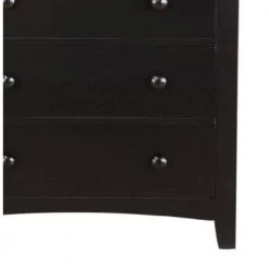 Black Wooden 5-Drawer Chest by Benjara -Cheap Benjara Store black benjara chest of drawers bm171568 1f 1000