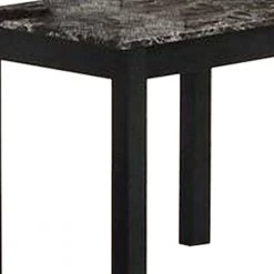 47.2 in. Black Wooden 3 Piece Coffee Table and End Table with Faux Marble Top by Benjara 11 47.2 in. Black Wooden 3 Piece Coffee Table and End Table with Faux Marble Top by Benjara -Cheap Benjara Store black benjara coffee tables bm233098 4f 1000
