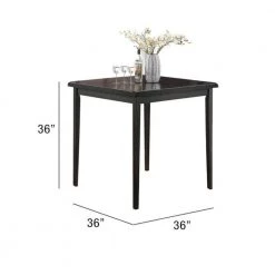 Gaucho 5-Piece Black Counter Height Set by Benjara 10 Gaucho 5-Piece Black Counter Height Set by Benjara -Cheap Benjara Store black benjara dining room sets bm148312 44 1000