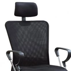 Designer Black Mesh Executive Chair with Adjustable Headrest by Benjara 8 Designer Black Mesh Executive Chair with Adjustable Headrest by Benjara -Cheap Benjara Store black benjara executive chairs bm159048 4f 1000