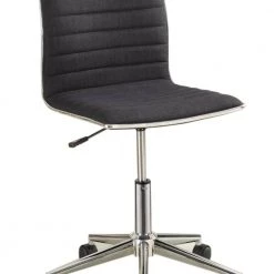 Contemporary Black Fabric Seat Lenin Mid Back Desk Chair by Benjara 9 Contemporary Black Fabric Seat Lenin Mid Back Desk Chair by Benjara -Cheap Benjara Store black benjara executive chairs bm159080 4f 1000