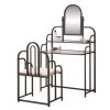 Opulent Brown 2-Piece Traditional Vanity Set by Benjara