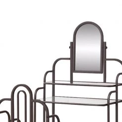 Opulent Brown 2-Piece Traditional Vanity Set by Benjara 9 Opulent Brown 2-Piece Traditional Vanity Set by Benjara -Cheap Benjara Store black benjara makeup vanities bm158048 c3 1000