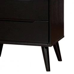 Lennart Mid Century Modern 2-Drawer Black 17 in. L x 23.63 in. W x 24 in. H Nightstand by Benjara -Cheap Benjara Store black benjara nightstands bm123112 c3 1000