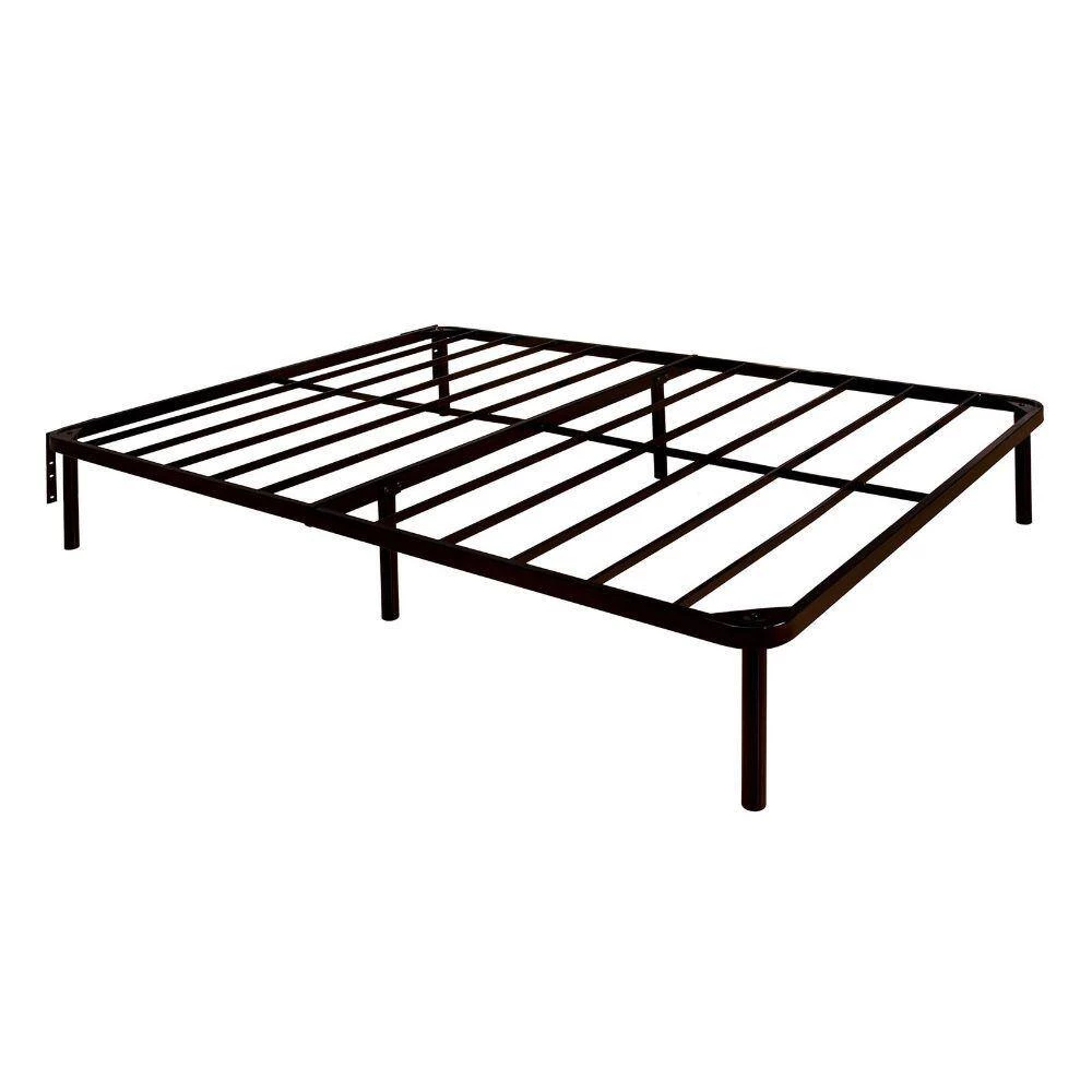 Black Low Profile Twin Size Metal 11 Slats Bed Frame by Benjara 3 Black Low Profile Twin Size Metal 11 Slats Bed Frame by Benjara - Image 3