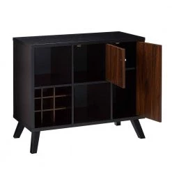 Black and Brown Wooden Buffet with Angled Legs by Benjara 11 Black and Brown Wooden Buffet with Angled Legs by Benjara -Cheap Benjara Store black benjara sideboards buffet tables bm179738 4f 1000