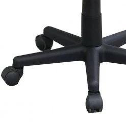 Black Leatherette Office Chair with Adjustable Height and Diamond Stitch by Benjara -Cheap Benjara Store black benjara task chairs bm266473 1f 1000