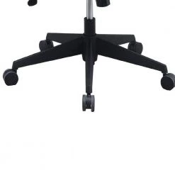 Black Fabric Office Chair with Tall Mesh Fabric Back and Casters by Benjara -Cheap Benjara Store black benjara task chairs bm266476 1f 1000