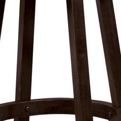 Swivel 42.25 in. Black and Brown Bar Stool with Upholstered Seat (Set of 2) by Benjara -Cheap Benjara Store black cappuccino benjara bar stools bm69024 1f 1000