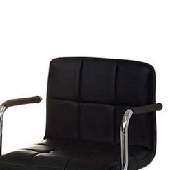 Contemporary 37.75 in Black Bar Chair With Arm by Benjara -Cheap Benjara Store black chrome benjara bar stools bm131809 4f 1000