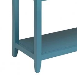 44 in. L Blue 2 Weave Front Drawer Rectangle Wooden Console Table with Open Bottom Shelf by Benjara 12 44 in. L Blue 2 Weave Front Drawer Rectangle Wooden Console Table with Open Bottom Shelf by Benjara -Cheap Benjara Store blue benjara console tables bm154249 1f 1000