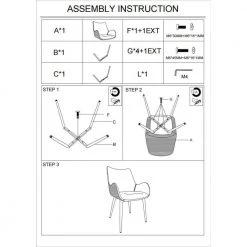 Blue Dining Chair with Sloped Arms and Metal Legs by Benjara 14 Blue Dining Chair with Sloped Arms and Metal Legs by Benjara -Cheap Benjara Store blue benjara dining chairs bm270418 fa 1000