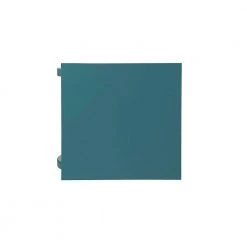 Becci 18 in. W Teal Rectangle Wooden Top End Table by Benjara -Cheap Benjara Store blue benjara end side tables bm154584 4f 1000