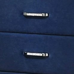 Cale 2-Drawer Blue Wooden Nightstand with Velvet Upholstered and Nailhead ( 26.25 in. H x 21 in. W x 18 in. L) by Benjara 11 Cale 2-Drawer Blue Wooden Nightstand with Velvet Upholstered and Nailhead ( 26.25 in. H x 21 in. W x 18 in. L) by Benjara -Cheap Benjara Store blue benjara nightstands bm280481 1f 1000