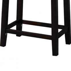 26.18 in. H Brown and Beige Fabric Upholstered Counter Stool with Nail head Trim by Benjara -Cheap Benjara Store brown and beige benjara bar stools bm16841 44 1000