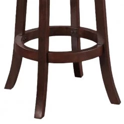 Sabi 30 in. Brown and Black Backless Solid Wood Swivel Counter Stool with Faux Leather Seat by Benjara 12 Sabi 30 in. Brown and Black Backless Solid Wood Swivel Counter Stool with Faux Leather Seat by Benjara -Cheap Benjara Store brown and black benjara bar stools bm274235 c3 1000