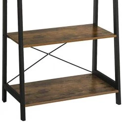Brown and Black Iron Framed Coat Rack with 2-Storage Shelves and Hanging Rail by Benjara 10 Brown and Black Iron Framed Coat Rack with 2-Storage Shelves and Hanging Rail by Benjara -Cheap Benjara Store brown and black benjara coat racks bm195873 c3 1000