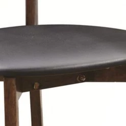 Brown and Black Dining Side Chair with Curved Back (Set of 2) by Benjara -Cheap Benjara Store brown and black benjara dining chairs bm168072 44 1000