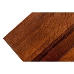 18 in. W Brown and Black C Shaped End Table with Rectangular Wood Top by Benjara -Cheap Benjara Store brown and black benjara end side tables bm219277 1f 1000