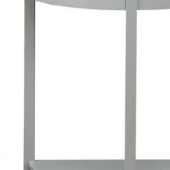 26 in. Brown/Gray Half Moon Wood Console Table with Storage by Benjara -Cheap Benjara Store brown and gray benjara console tables bm191264 1f 1000