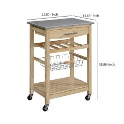 Brown and Gray Granite Inlaid Kitchen Island with Spacious Storage by Benjara 12 Brown and Gray Granite Inlaid Kitchen Island with Spacious Storage by Benjara -Cheap Benjara Store brown and gray benjara kitchen islands bm16751 44 1000