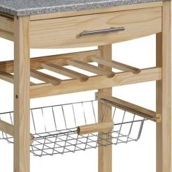 Brown and Gray Granite Inlaid Kitchen Island with Spacious Storage by Benjara 10 Brown and Gray Granite Inlaid Kitchen Island with Spacious Storage by Benjara -Cheap Benjara Store brown and gray benjara kitchen islands bm16751 4f 1000