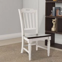 Brown And Light Gray Wooden Chair With Slat Back Design (Set Of 2) by Benjara 10 Brown And Light Gray Wooden Chair With Slat Back Design (Set Of 2) by Benjara -Cheap Benjara Store brown and light gray benjara dining chairs bm183995 c3 1000