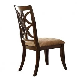 Cherry Brown and Beige with Beige Fabric Seat Solid Wooden Side Chair (Set of 2) by Benjara 8 Cherry Brown and Beige with Beige Fabric Seat Solid Wooden Side Chair (Set of 2) by Benjara -Cheap Benjara Store brown benjara accent chairs bm179937 c3 1000