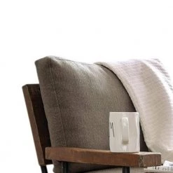 Fabric Upholstered Brown and Black Accent Chair by Benjara -Cheap Benjara Store brown benjara accent chairs bm181421 c3 1000