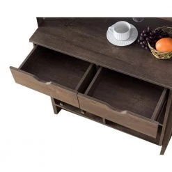 Stylish Brown Wooden 6-Bottles Wine Cabinet with Sled Legs and Spacious Storage by Benjara -Cheap Benjara Store brown benjara bar cabinets bm196199 c3 1000