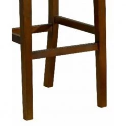 45 in. H Brown Wooden Bar Stool with Leatherette Upholstered Seat and Back by Benjara 11 45 in. H Brown Wooden Bar Stool with Leatherette Upholstered Seat and Back by Benjara -Cheap Benjara Store brown benjara bar stools bm16602 1f 1000