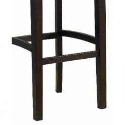 45.25 in. H Brown Wooden Bar Stool with Padded Upholstered Seat and Backrest by Benjara 13 45.25 in. H Brown Wooden Bar Stool with Padded Upholstered Seat and Backrest by Benjara -Cheap Benjara Store brown benjara bar stools bm16606 1f 1000