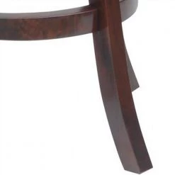 37.5 in. H Swivel Brown Wooden Frame Counter Stool with Faux Leather Padded Back by Benjara 8 37.5 in. H Swivel Brown Wooden Frame Counter Stool with Faux Leather Padded Back by Benjara -Cheap Benjara Store brown benjara bar stools bm239715 4f 1000
