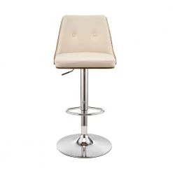 44 in. Cream and Brown Metal Framed Adjustable Barstool with Faux Leather and Wooden Backing by Benjara 11 44 in. Cream and Brown Metal Framed Adjustable Barstool with Faux Leather and Wooden Backing by Benjara -Cheap Benjara Store brown benjara bar stools bm270017 c3 1000